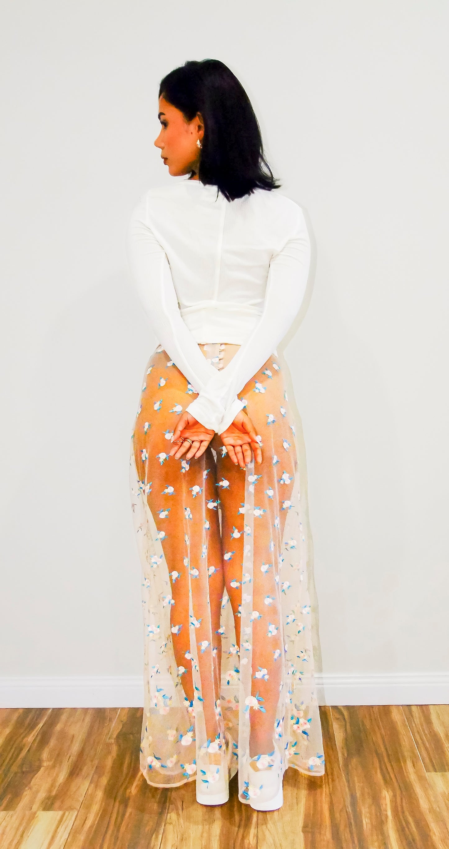 Liliana lace maxi skirt