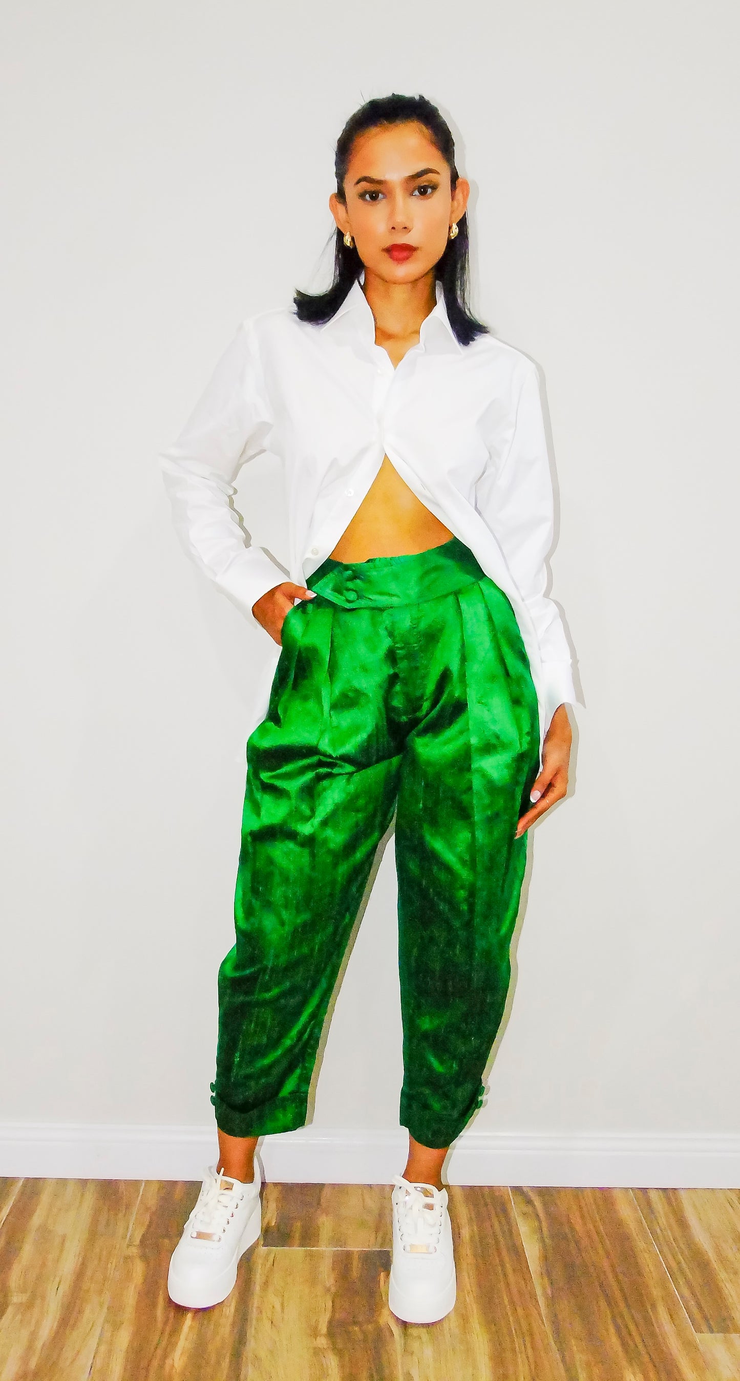 Skylar pleated trousers