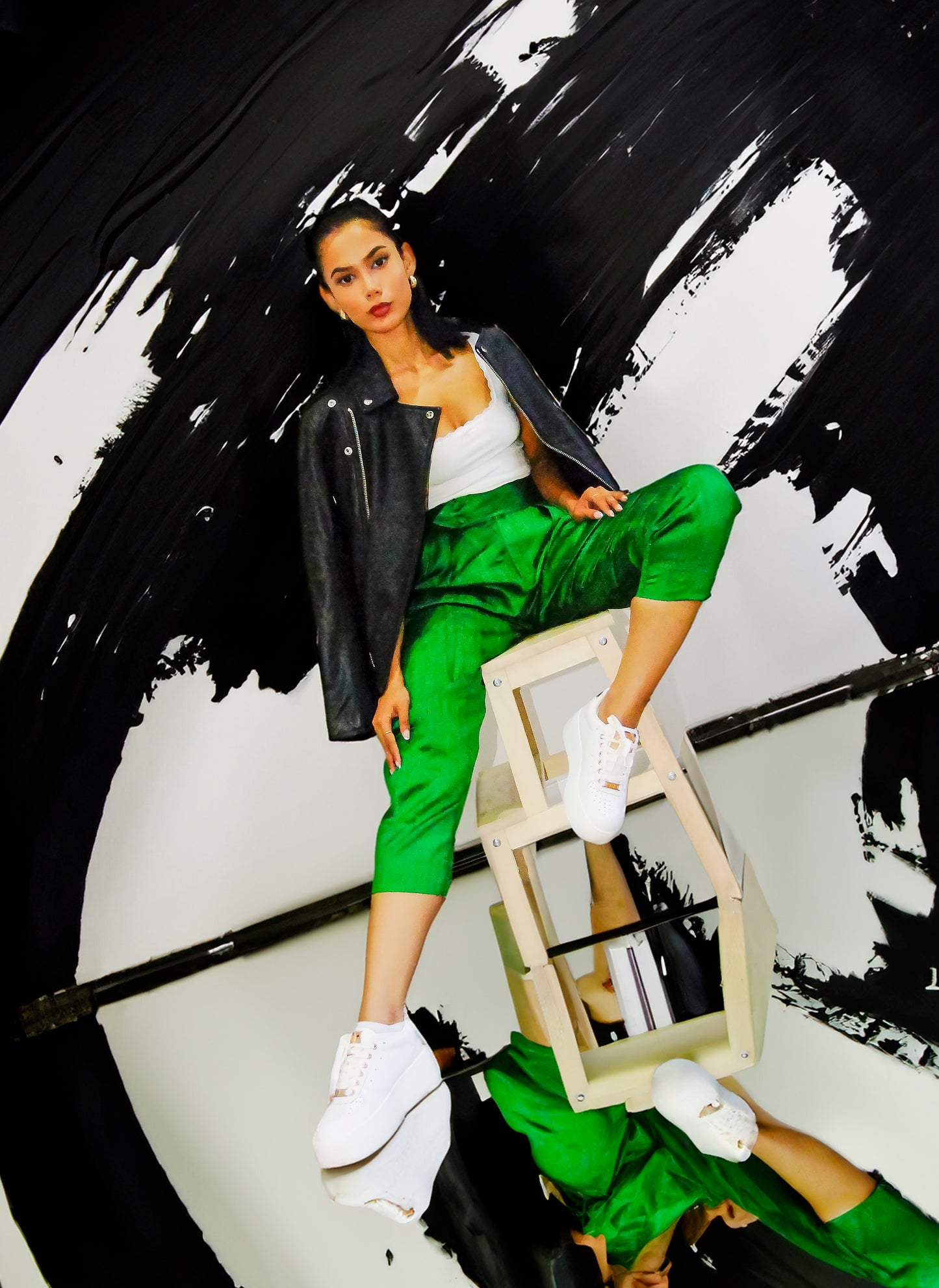 Skylar pleated trousers