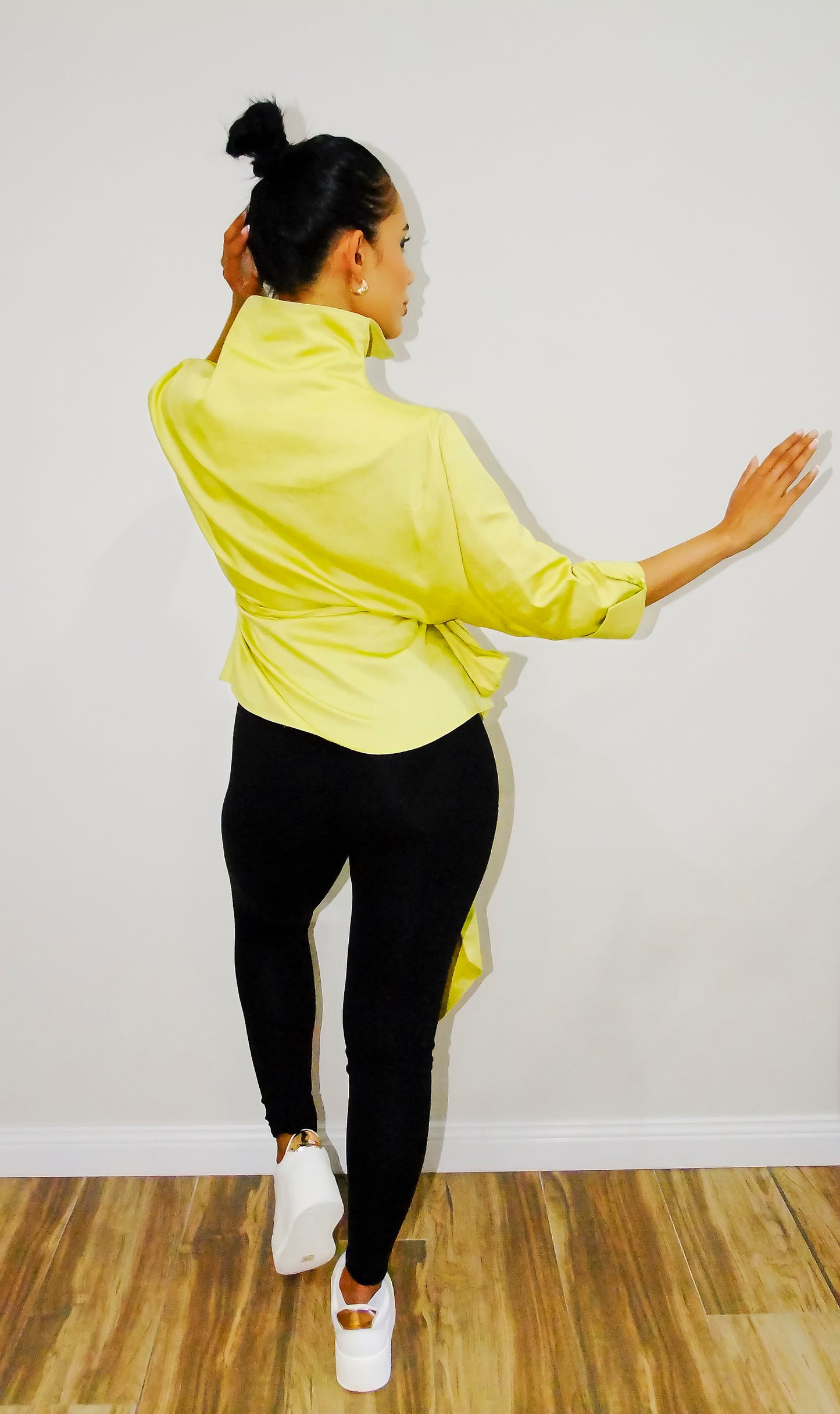 Willow belted button shirt