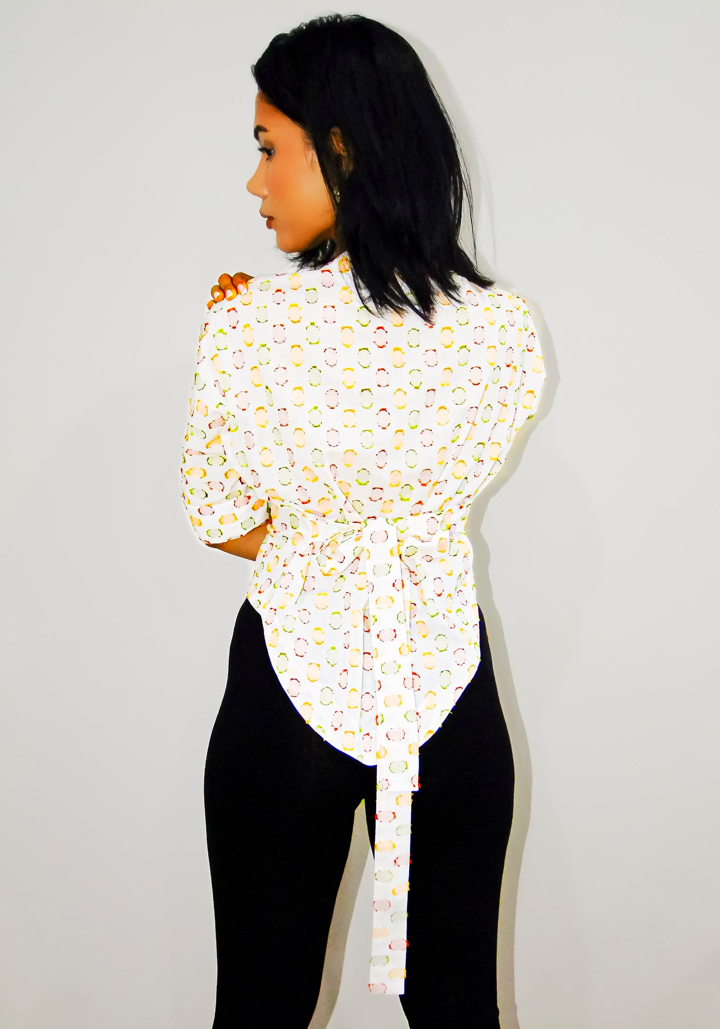 Bella asymmetrical button shirt