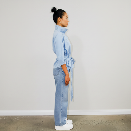 Willow belted button shirt