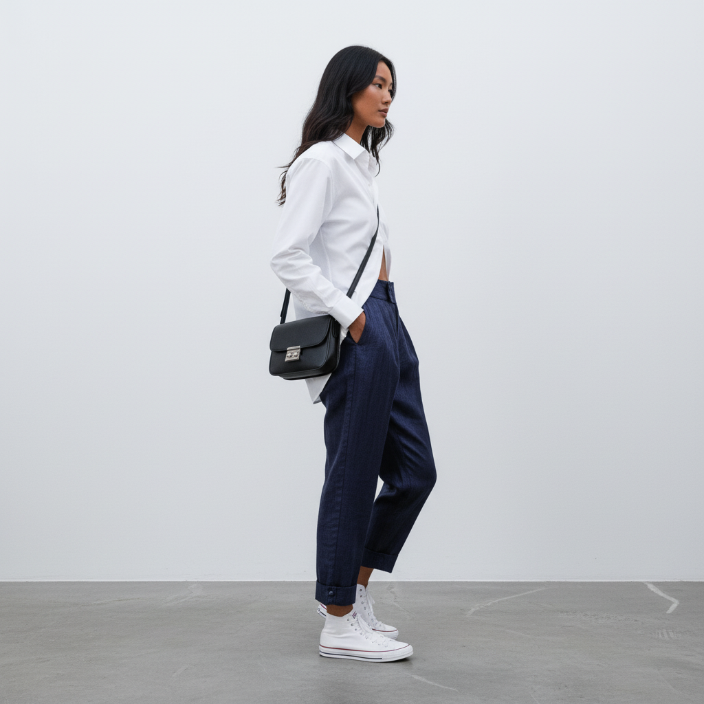 Skylar pleated trousers