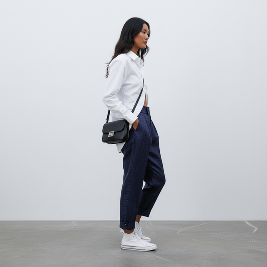 Skylar pleated trousers