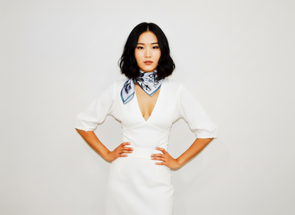 Watercolour Tiger Silk Scarf