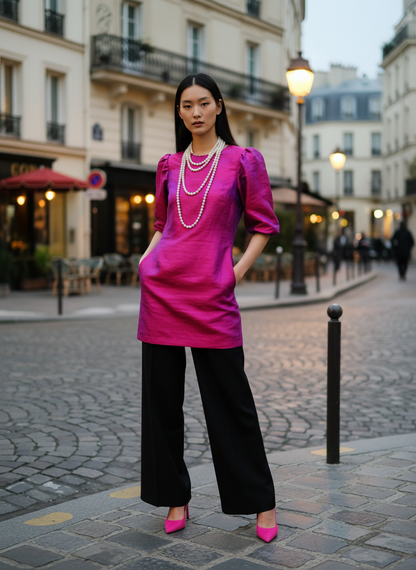 Azalea puff sleeve dress