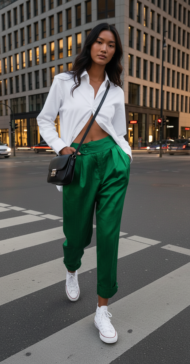 Skylar pleated trousers