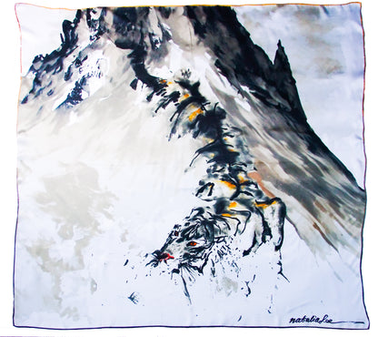 Ink Tiger Silk Scarf